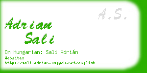 adrian sali business card